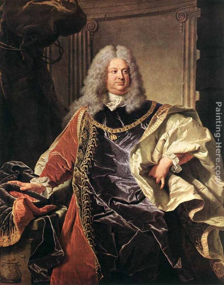 Hyacinthe Rigaud Portait of Count Sinzendorf